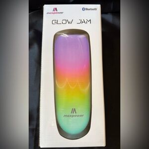 New Maxpower Glow Jam Wireless Bluetooth Speaker- Purple, Yellow, Green, Orange